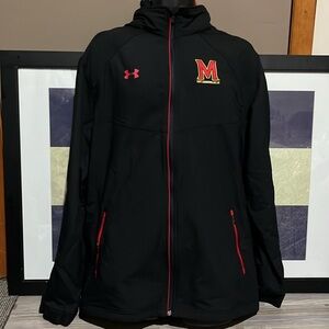 Men's Under Armour Black Maryland Terrapins zip up